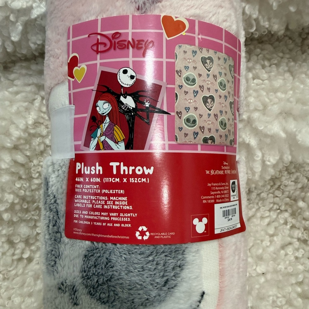 Disney NBC Plush Throw Blanket